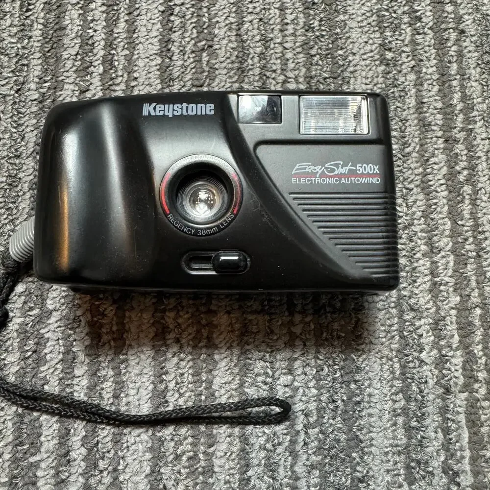 Keystone Easy Shot 500X 35mm Point & Shoot Film Camera Electronic Autowind